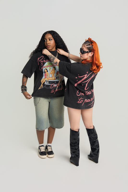 "Paradise Committee" Vintage Washed Graphic Tee