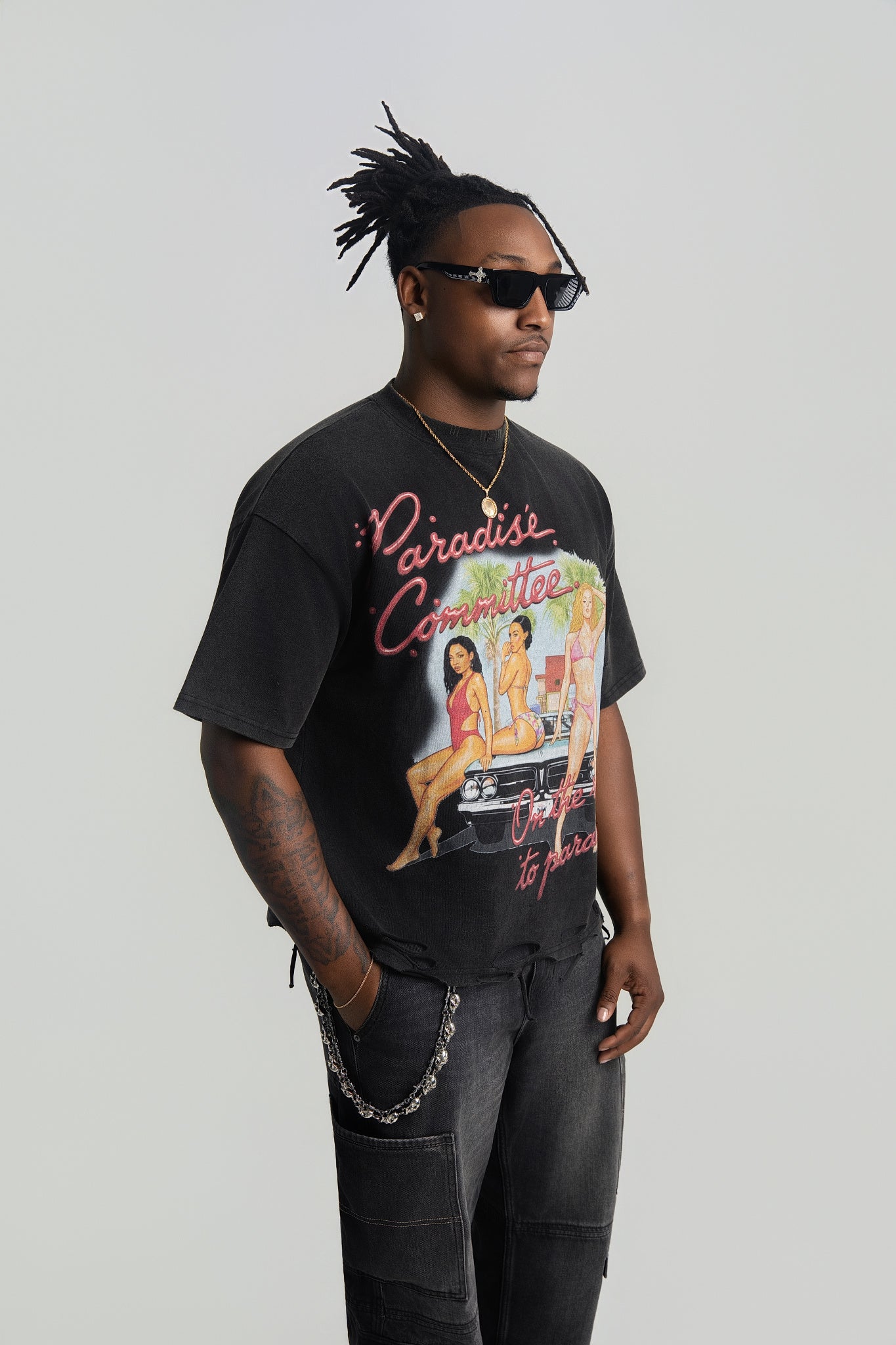 Paradise Committee // Vintage Washed & Distressed Graphic Tee