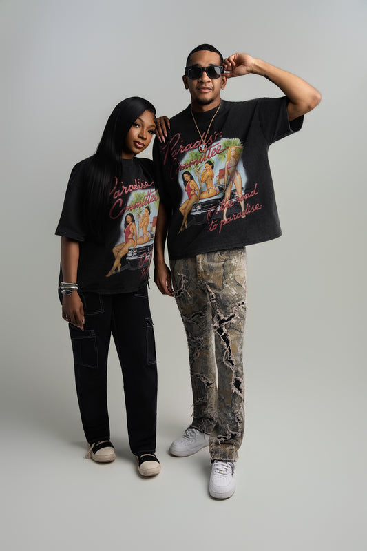 "Paradise Committee" Vintage Washed Graphic Tee